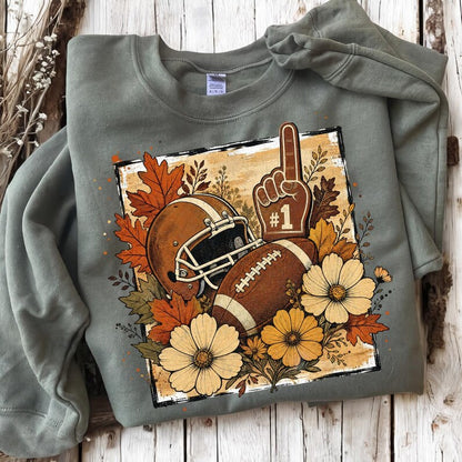 Football – Boho Football – Fall Game Day Design garment preview