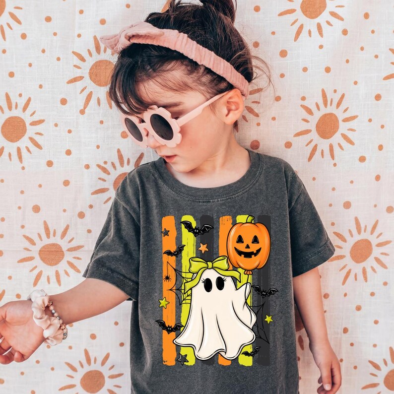 Kids Ghost – Halloween Design – Boy And Girl Ghost garment preview