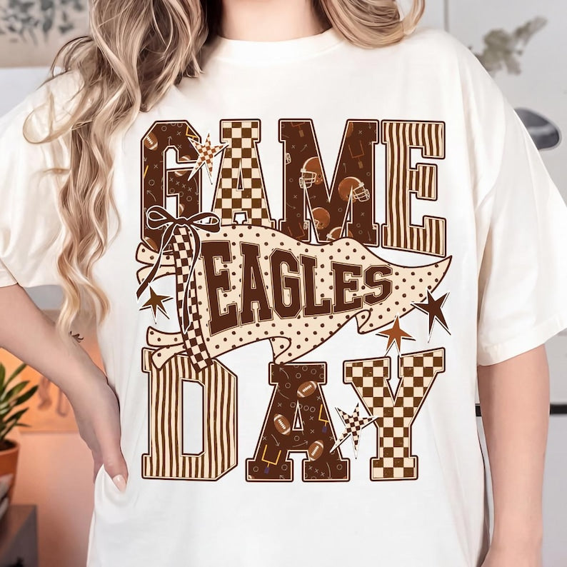 Game Day – Football Design – Custom Mascot