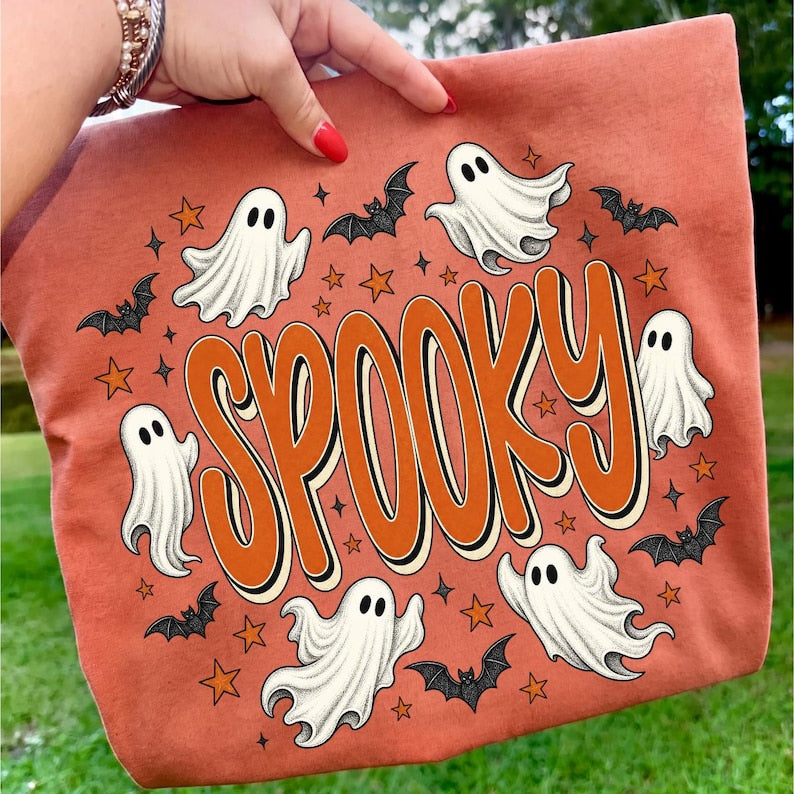 Spooky – Halloween Design – Ghost garment preview