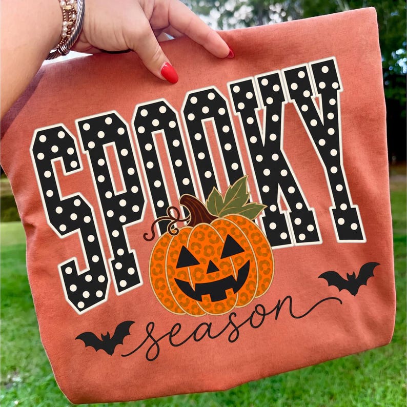 Spooky Season – Pumpkin Design – Halloween garment preview