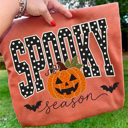 Spooky Season – Pumpkin Design – Halloween garment preview