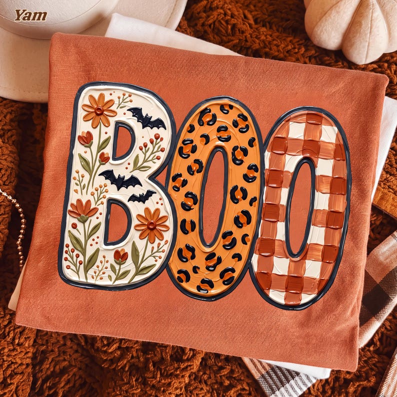 Boo – Halloween Design – Spooky Season