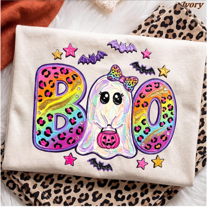 Boo – Halloween Design – Cute Ghost