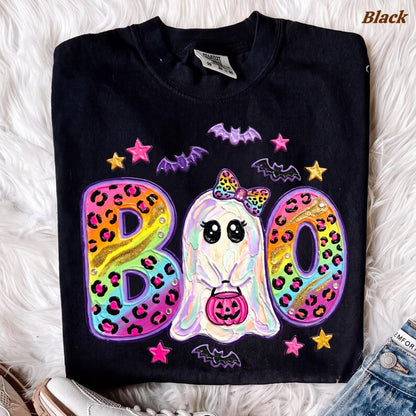Boo – Halloween Design – Cute Ghost garment preview