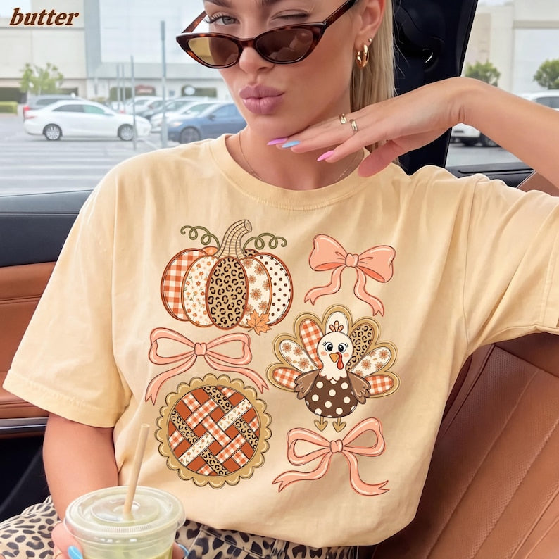 Thanksgiving – Thanksgiving Design – Cute Turkey garment preview