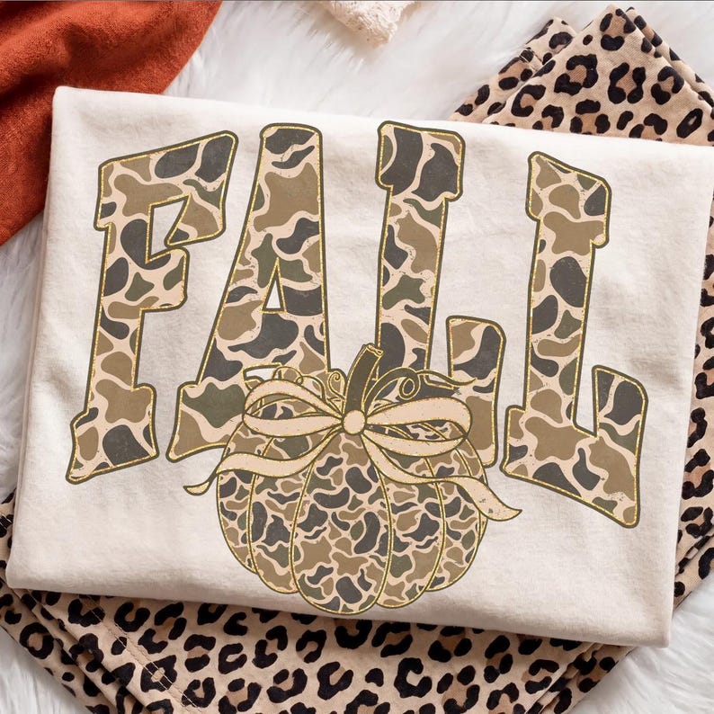 Fall – Fall Design – Camo Pumpkin