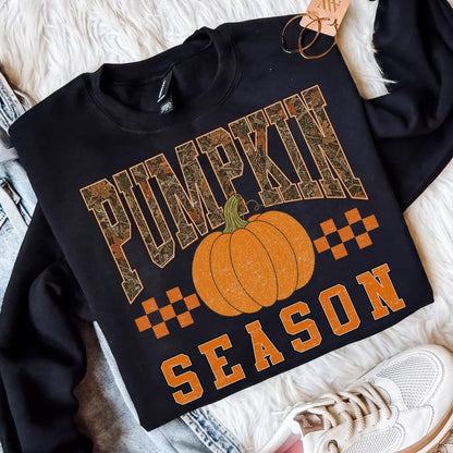 Pumpkin Season – Fall Design – Camo Pumpkin garment preview