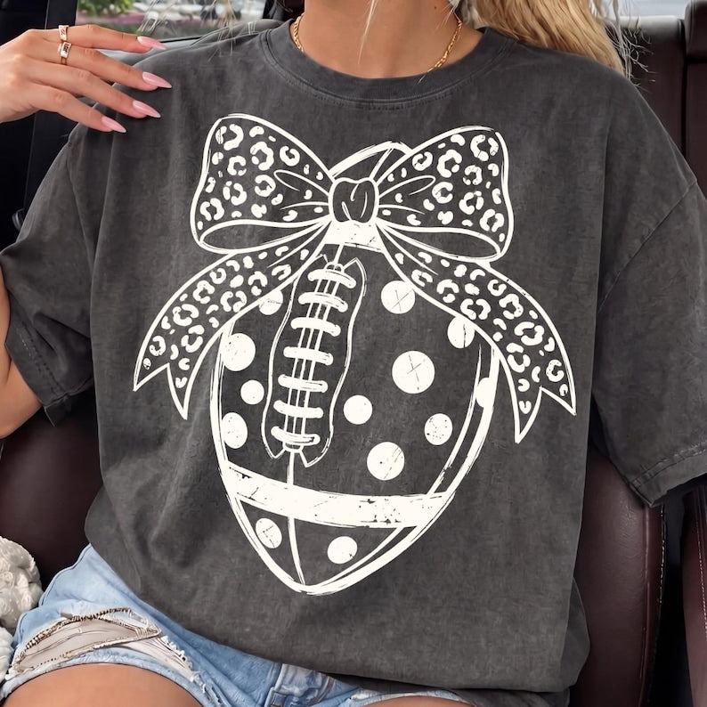 Football – Coquette Bow Football – Game Day