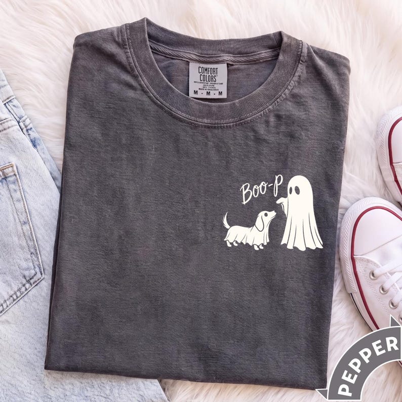 Boo P – Dachshund Halloween – Cute Ghost