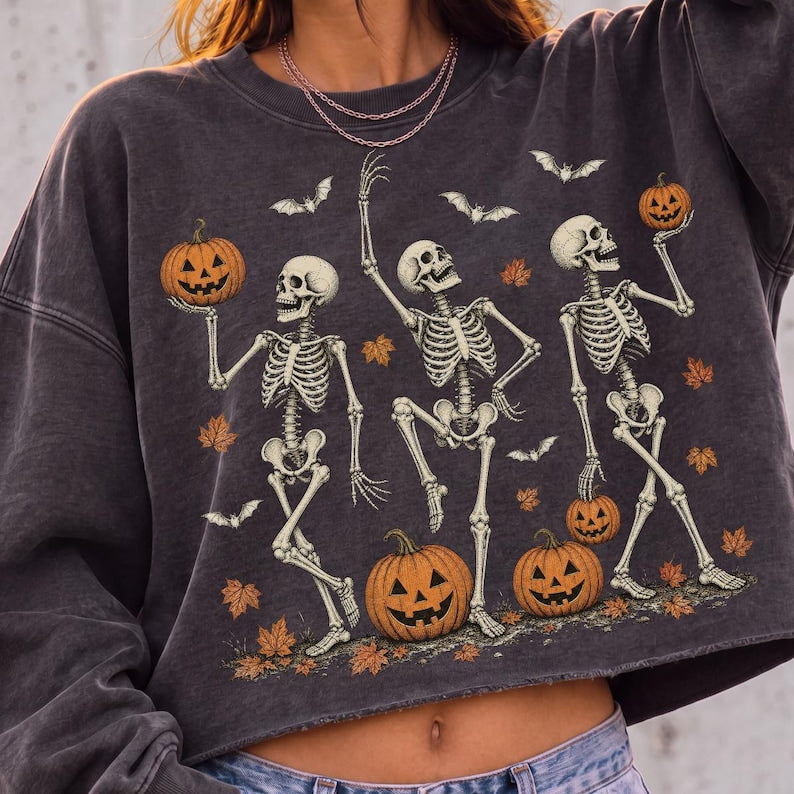 Dancing Skeleton – Halloween – Jack O Lantern