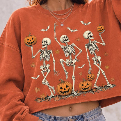 Dancing Skeleton – Halloween – Jack O Lantern garment preview