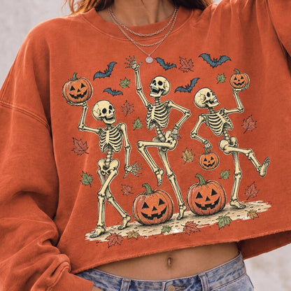 Dancing Skeleton – Halloween – Jack O Lantern garment preview