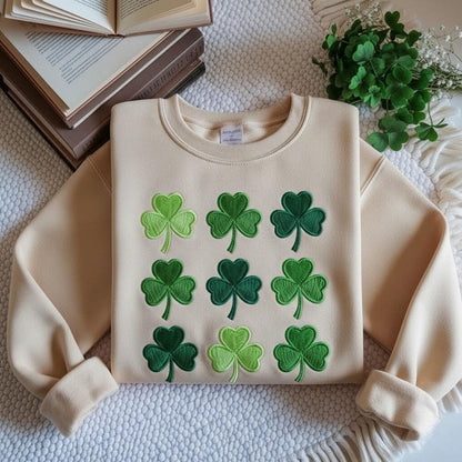 Embroidered Shamrock St. Patrick’s Day Lucky Clover