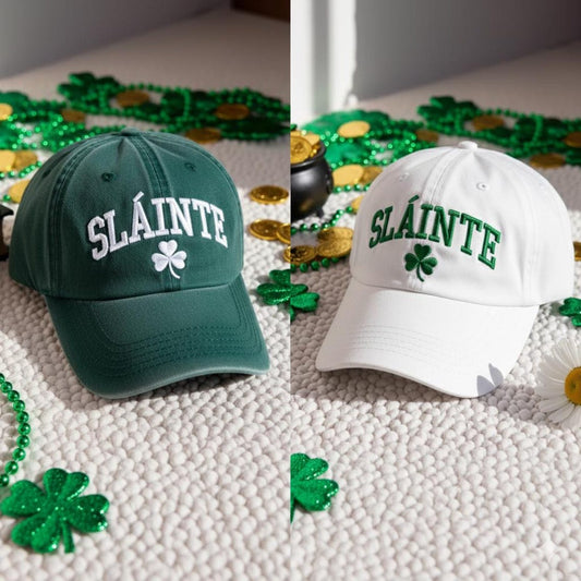Embroidered Pigment Dyed Cap  St Patrick's Day