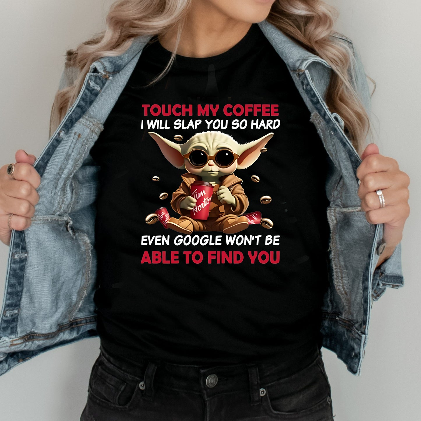 DTF Transfer Don't Touch My Coffee  Tim's