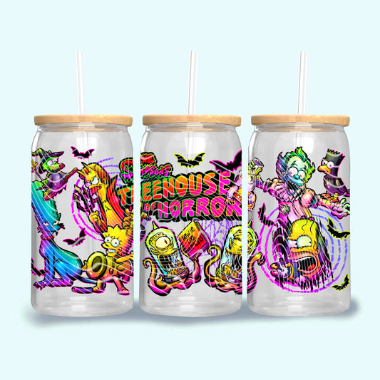 UV-DTF Cup Wrap Simpsonss  Treehouse of Horror
