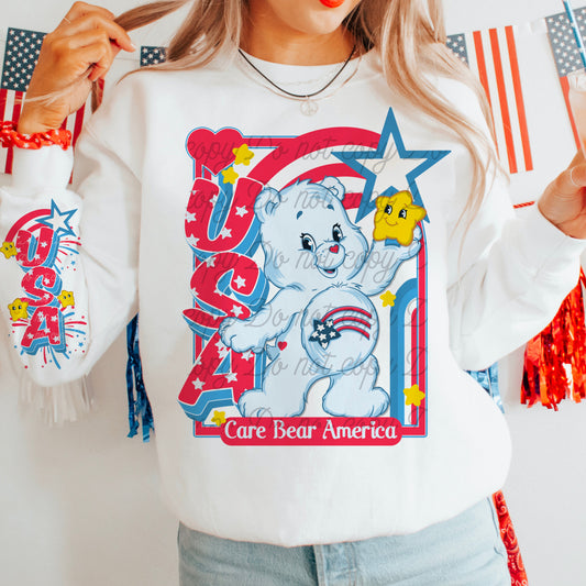 Vintage Care Bear Parody T-Shirt or Sweatshirt - Made in USA