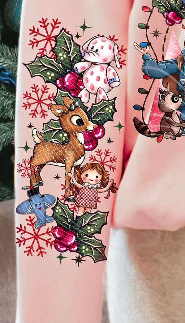 Sweatshirt Or Hoodie & T-Shirt Christmas Rudolph the Red-Nosed Reindeer