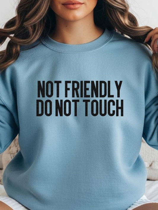 DTF Transfer Not Friendly Do Not Touch Anti-Social