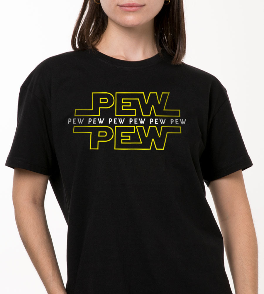 T-Shirt or Sweatshirt Vintage Pew Pew Pew