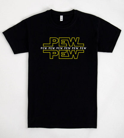 T-Shirt or Sweatshirt Vintage Pew Pew Pew