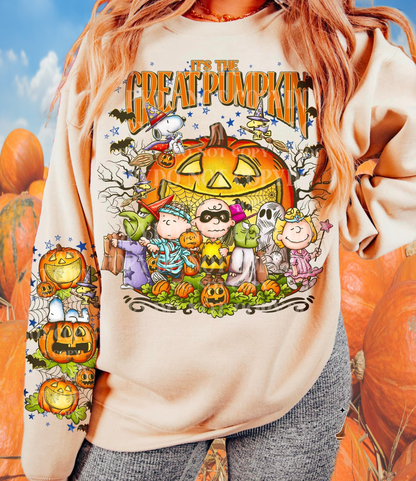 Sweatshirt Or Hoodie & T-Shirt Fall Halloween The Great Pumpkin