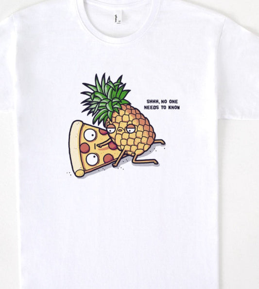 DTF Transfer Humor Pineapple on Pizza