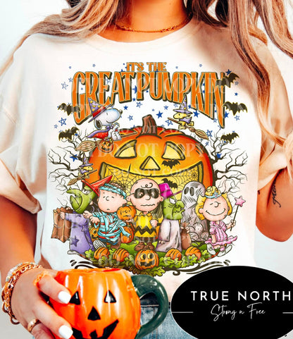 Sweatshirt Or Hoodie & T-Shirt Fall Halloween The Great Pumpkin