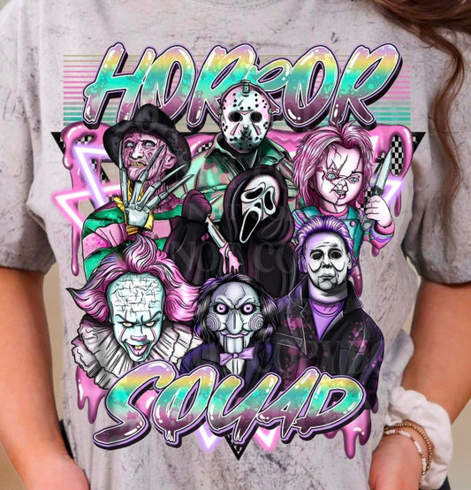 T-Shirt Or Sweatshirt / Hoodie Fall Halloween  Horror Squad