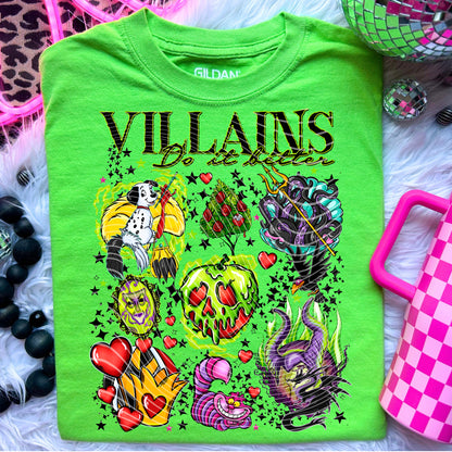 Sweatshirt T-Shirt Fall Halloween Villain's Do It Better