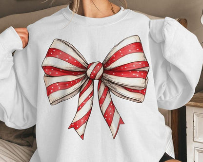 DTF Transfer Christmas Cute Christmas Bow