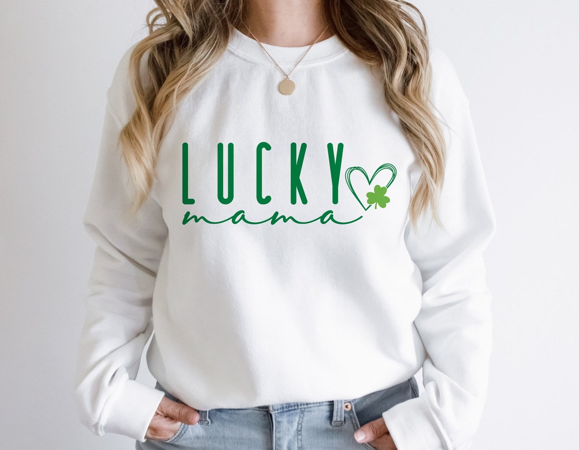 DTF Transfer Lucky Mama – Shamrock Heart