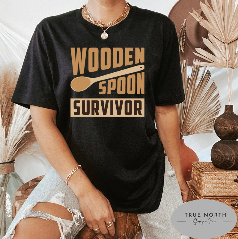 DTF Transfer Wooden Spoon Survivor humor