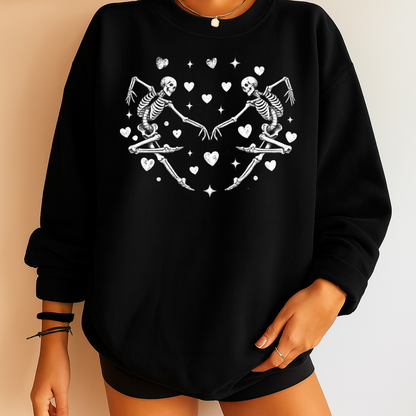DTF Transfer Dancing Skeletons With Hearts