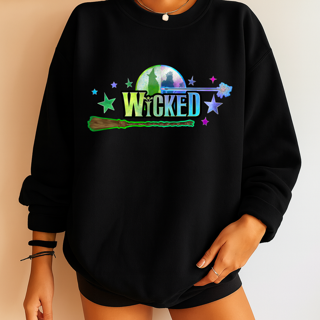 DTF Transfer Wickedd Moon Silhouette Graphic