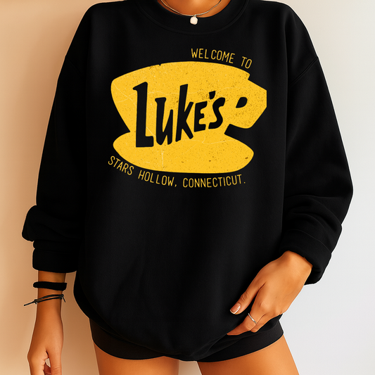 DTF Transfer Luke’ss Diner Logo – Stars Hollow Connecticut Coffee Shop Design