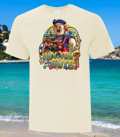 Sweatshirt Hoodie Or T-Shirt  Classic Gooonies Hey You Guys