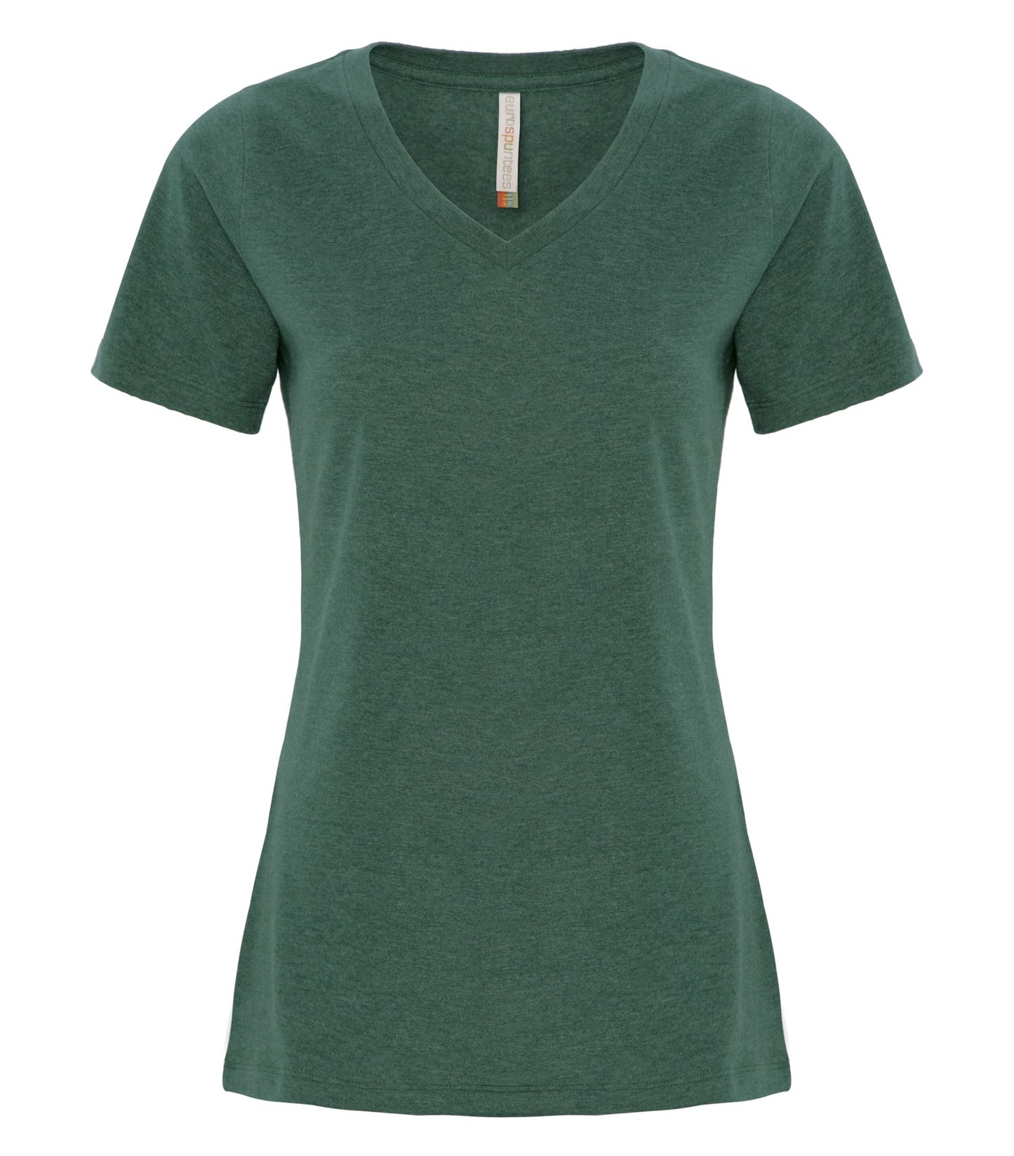 ATC™ EUROSPUN® RING SPUN V-NECK LADIES' TEE - ATC8001L
