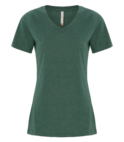 ATC™ EUROSPUN® RING SPUN V-NECK LADIES' TEE - ATC8001L