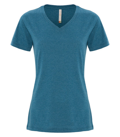 ATC™ EUROSPUN® RING SPUN V-NECK LADIES' TEE - ATC8001L