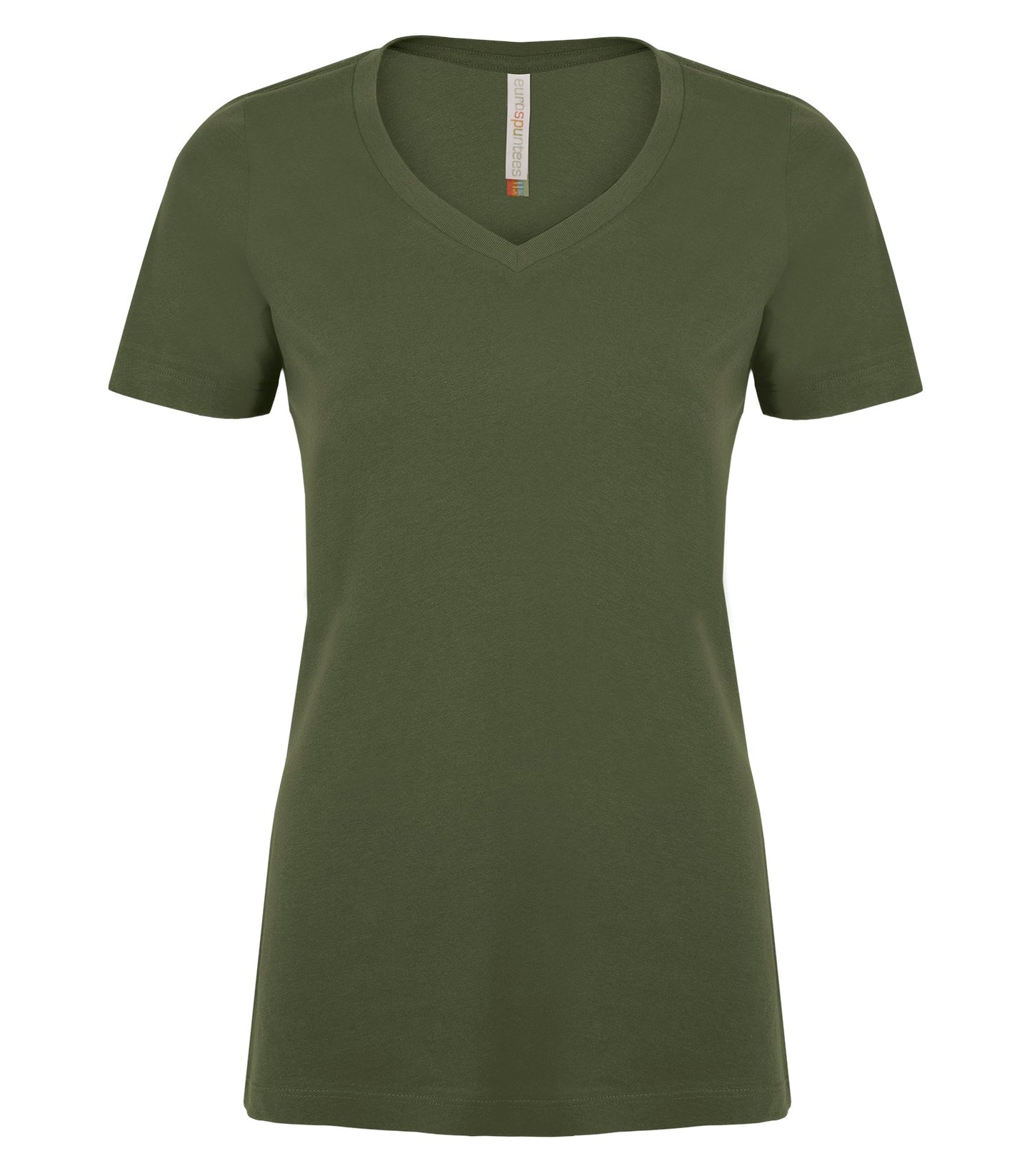 ATC™ EUROSPUN® RING SPUN V-NECK LADIES' TEE - ATC8001L