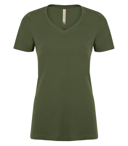 ATC™ EUROSPUN® RING SPUN V-NECK LADIES' TEE - ATC8001L
