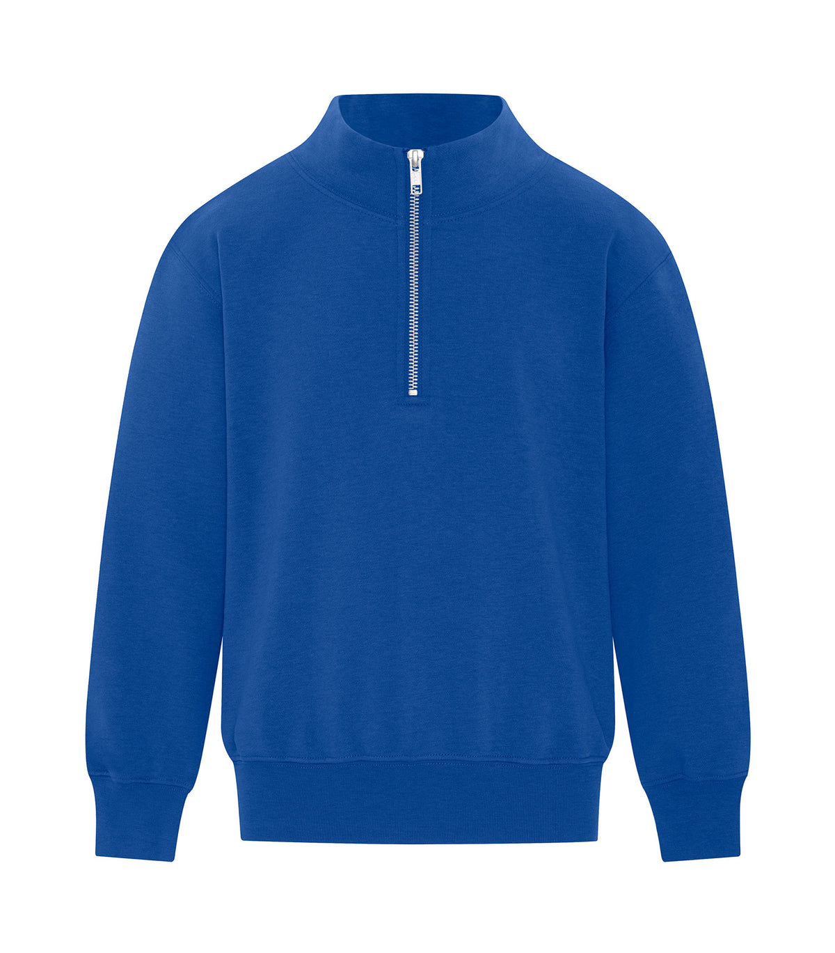 ATCY2700 youth quarter-zip sweatshirt – team royal front view