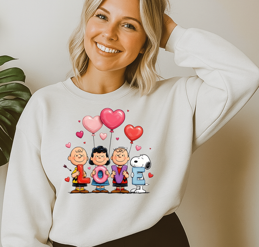 DTF Transfer Valentine Love Characters Design