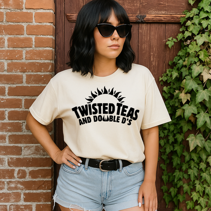 T-Shirt Crewneck Hoody –Twisted Tea And Double D's