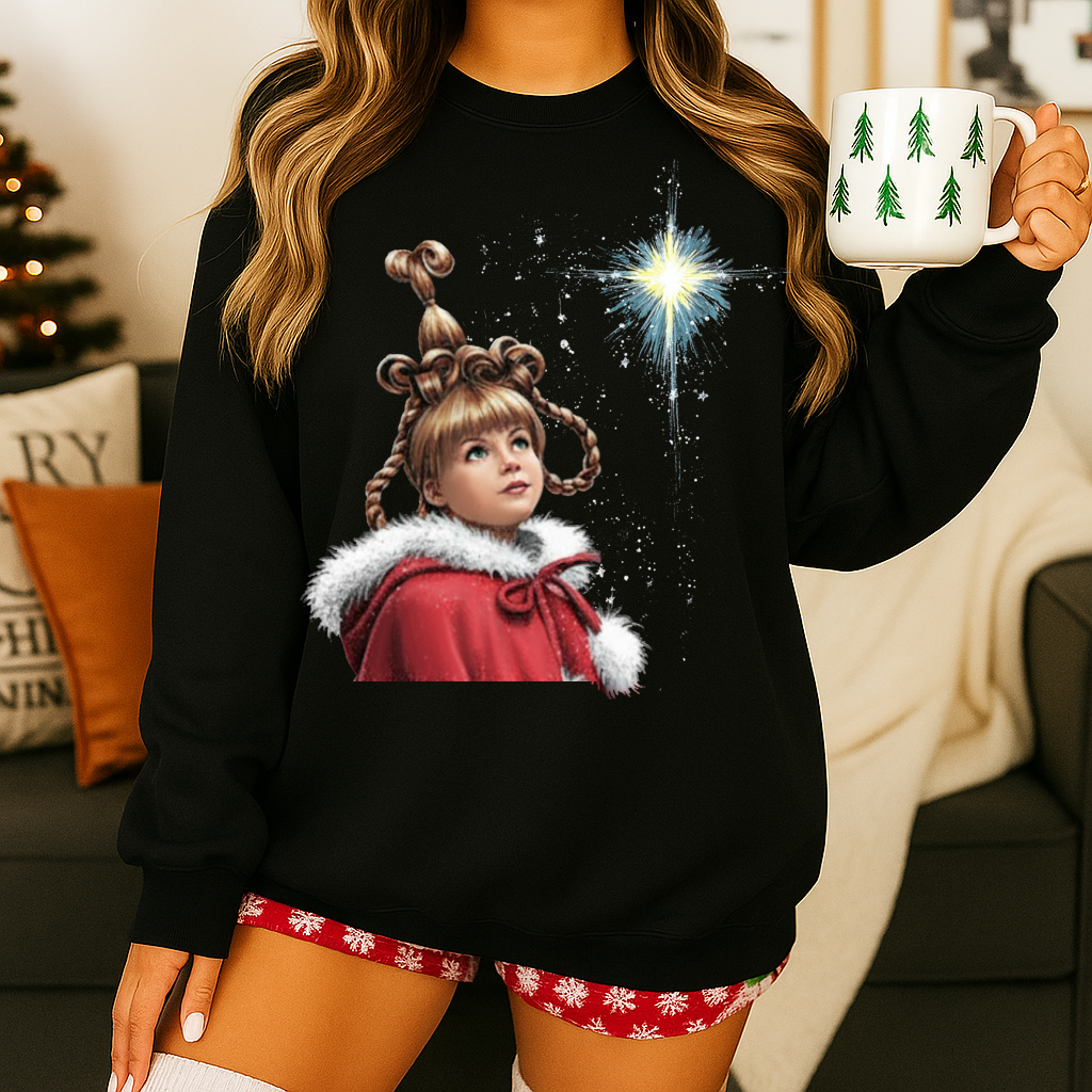 Sweatshirt Hoodie – Cindy Louu Inspired Holiday Print