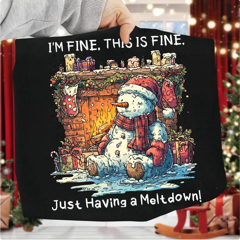 Melting Snowman Humor“Just Having a Meltdown