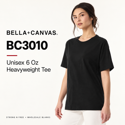 Bella Canvas BC3010 Unisex 6 Oz Heavyweight Tee — Wholesale Blanks