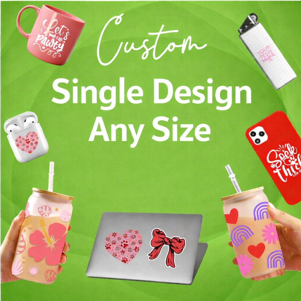 UV-DTF Stickers - Upload Custom Size